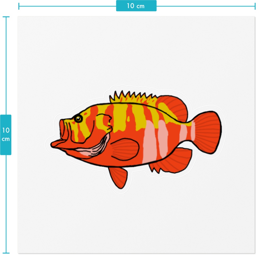 シマハタ クリアステッカー