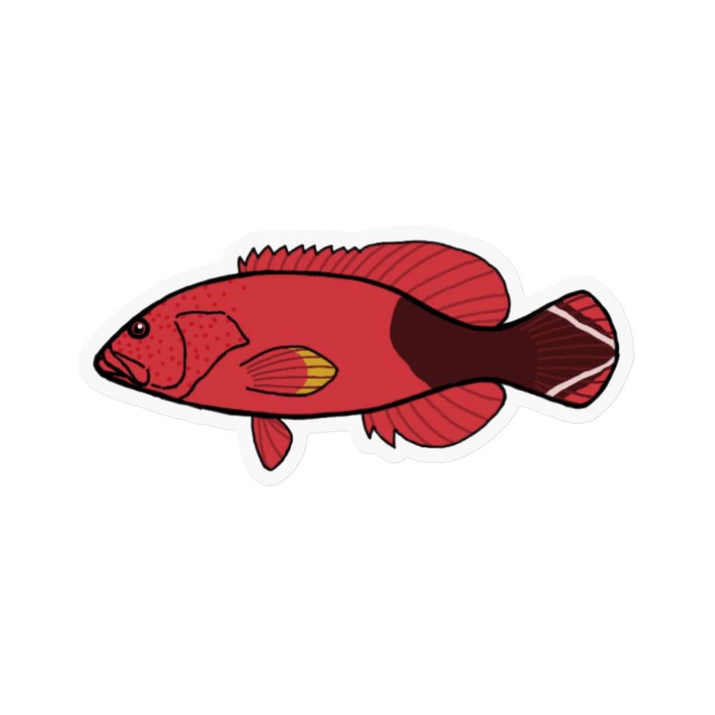 ニジハタ クリアステッカー