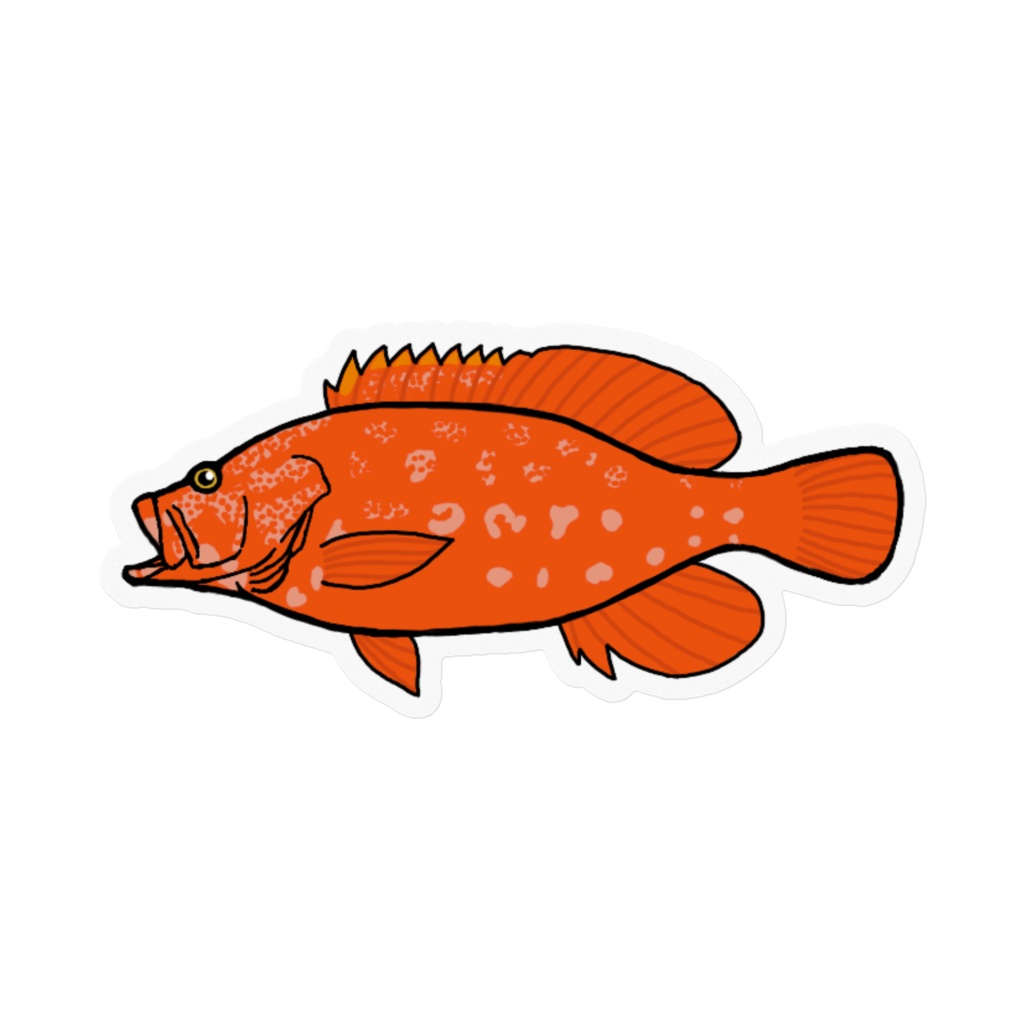 ハナハタ クリアステッカー