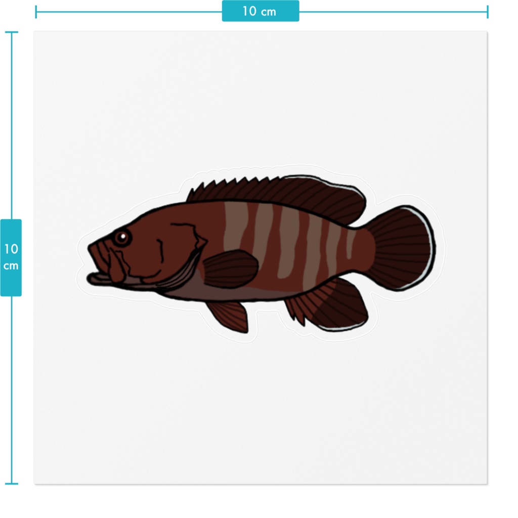 ヤミハタ クリアステッカー