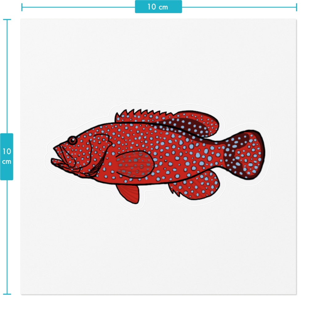 ユカタハタ クリアステッカー