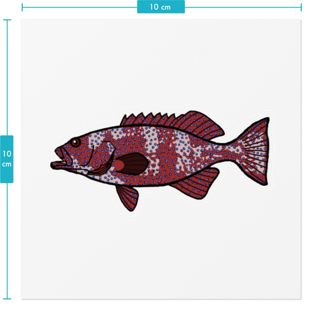 コクハンアラ クリアステッカー