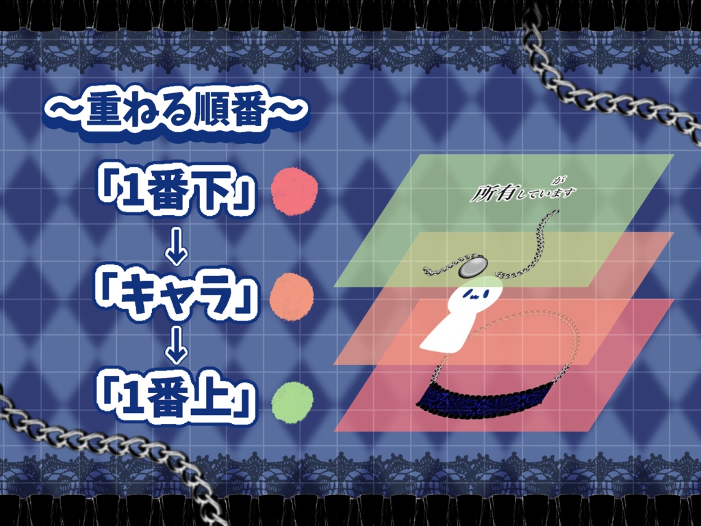 置くだけ❣️所有物アイコンリング素材⛓️