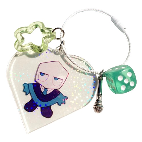 緑ピピンズアクリルキーホルダー