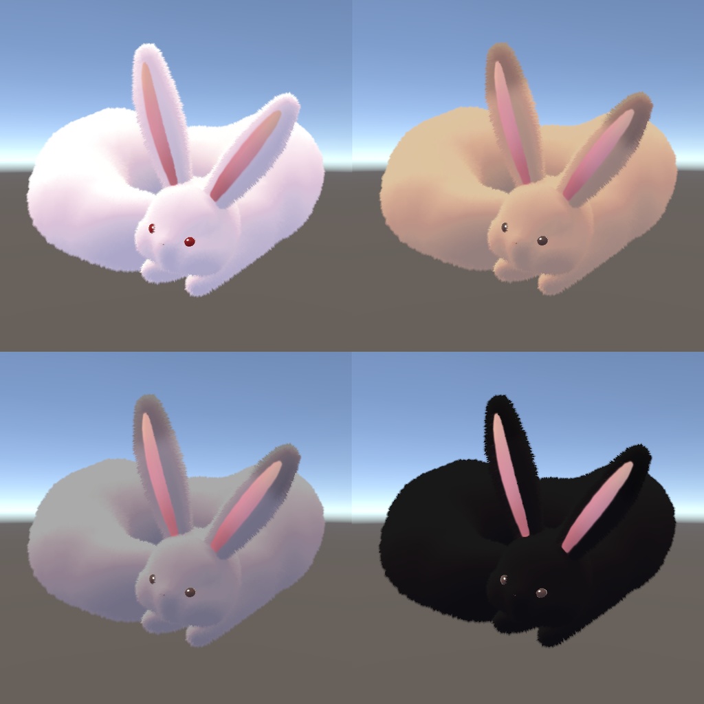 うさぎさんのショール