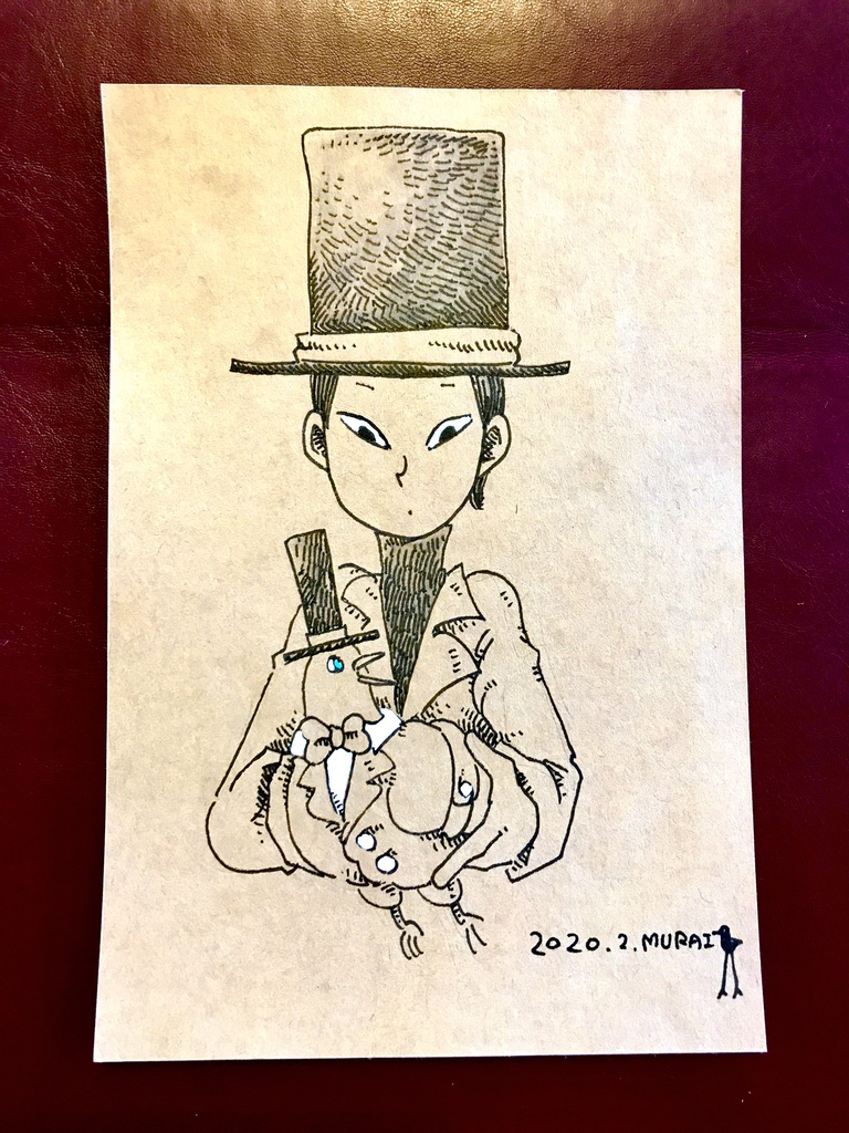 ドローイング原画『先生とわたし』