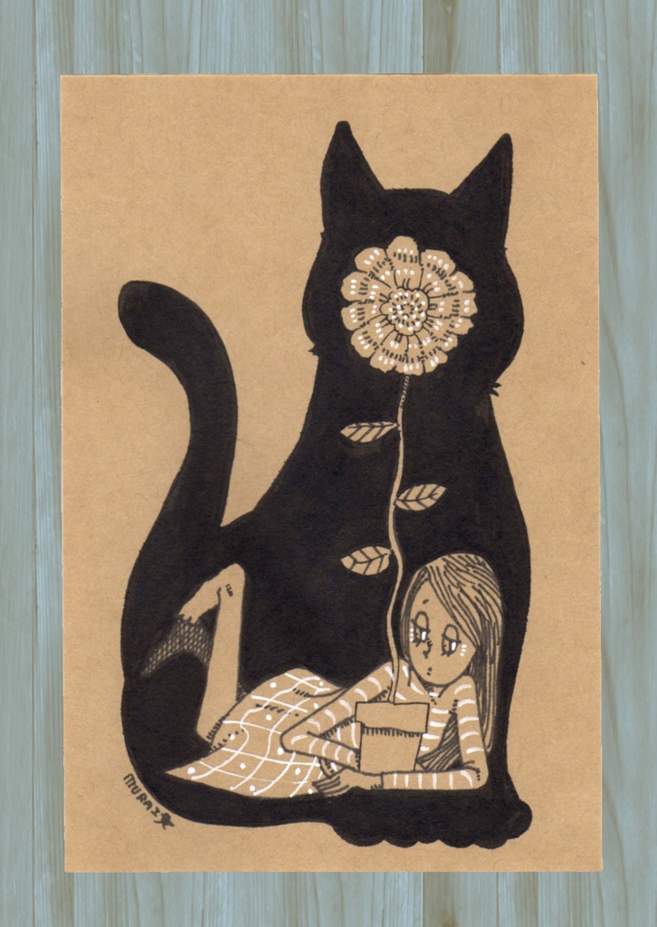 ドローイング原画『面影』