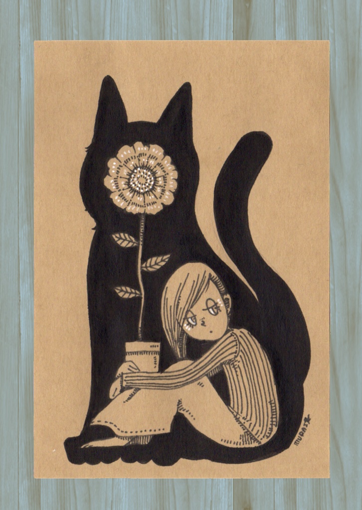 ドローイング原画『面影2』