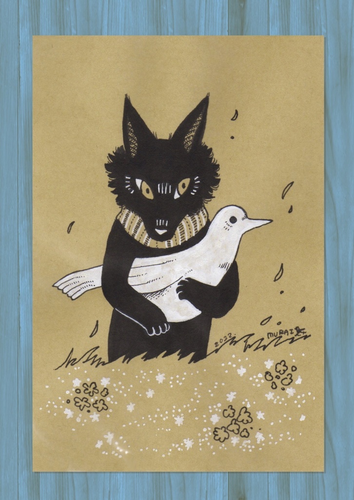 ドローイング原画『ともだち』