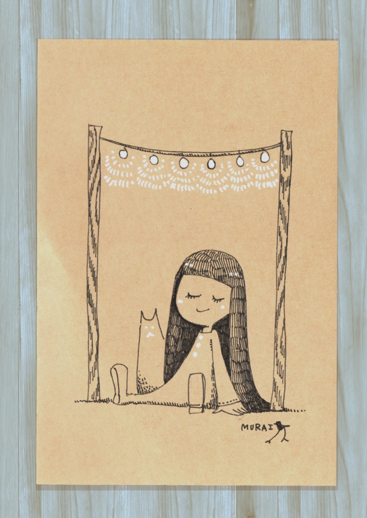 ドローイング原画『ガーランド』