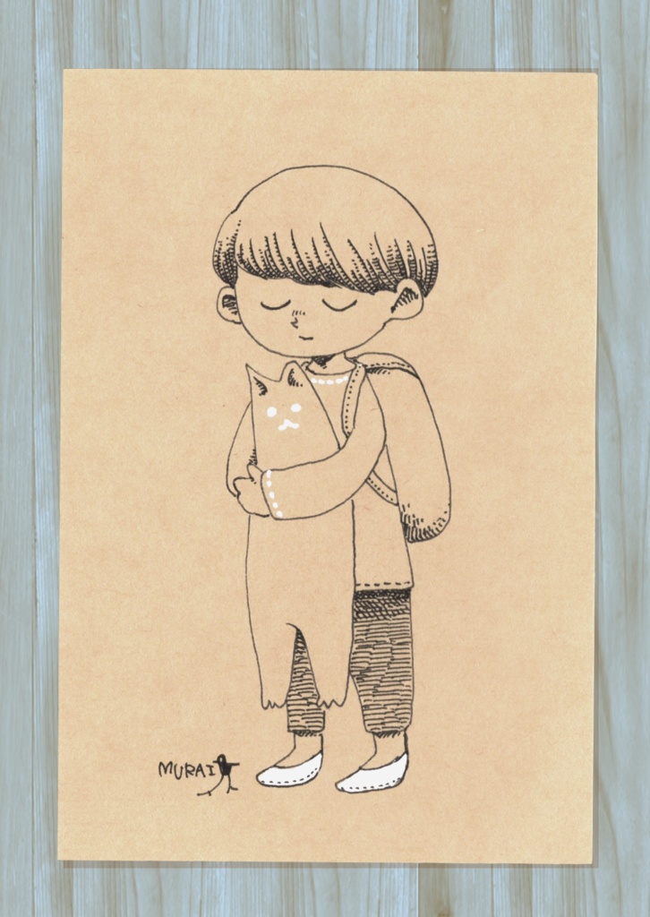 ドローイング原画『友達も一緒に』