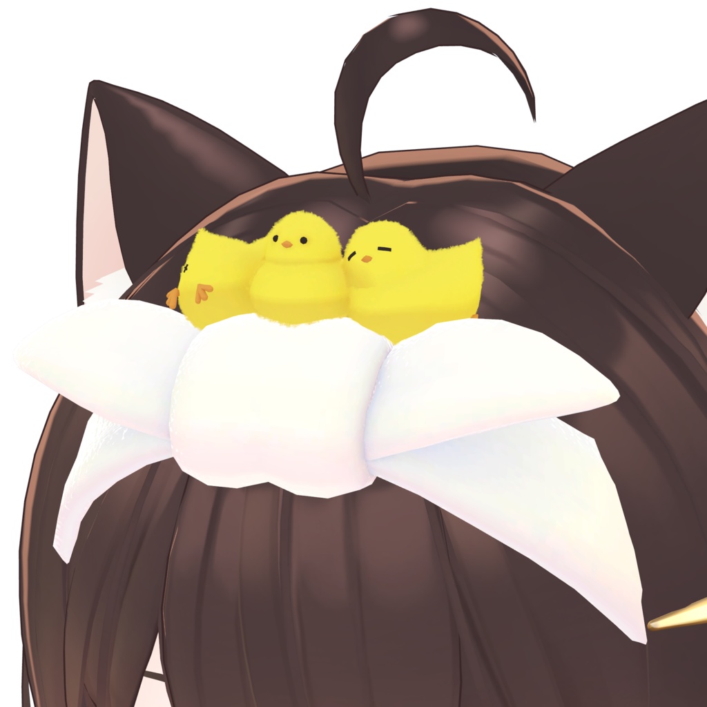 BathTowel_with_hiyoko 複数アバター対応 バスタオル