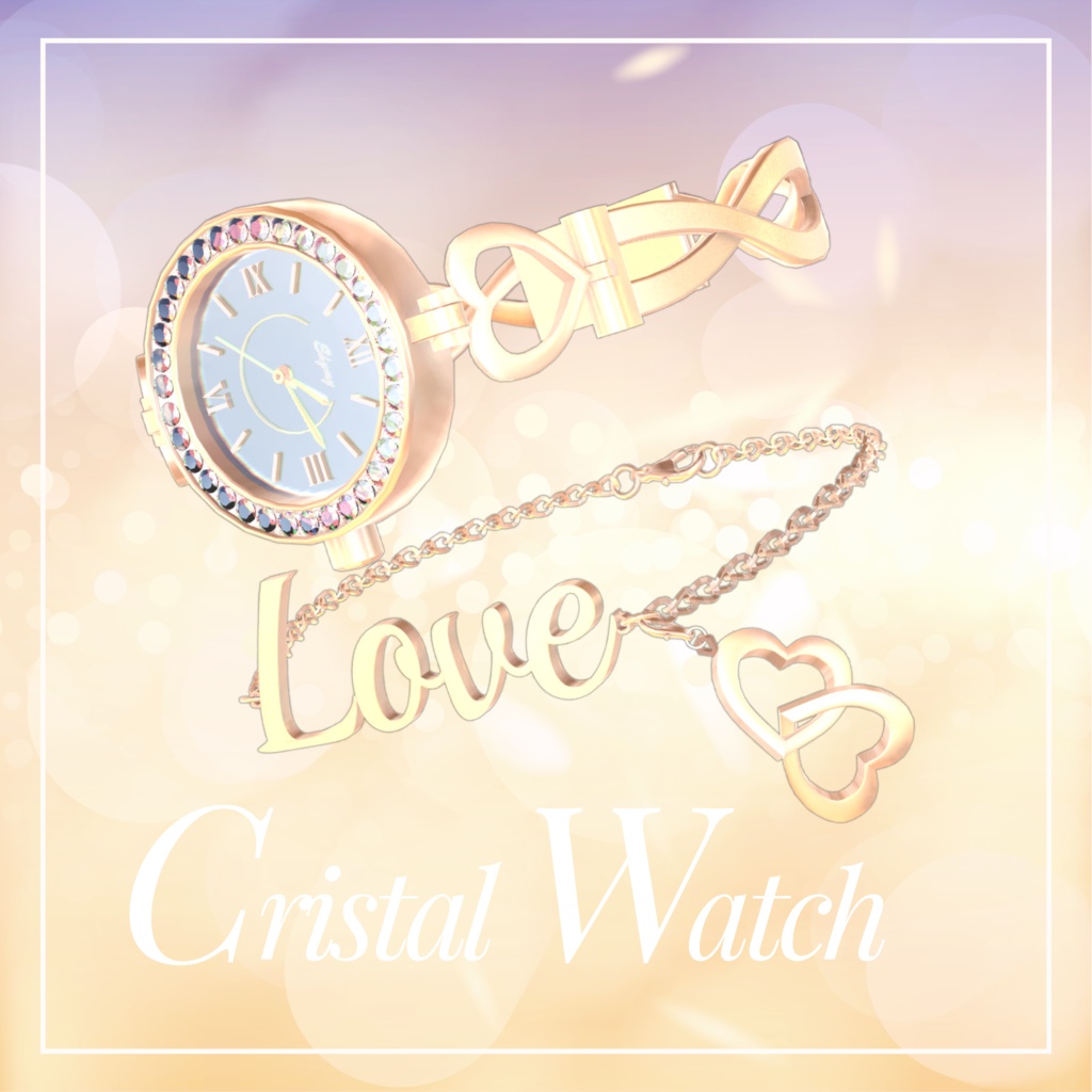 【33アバター対応】CrystalWatch　（Watch02）
