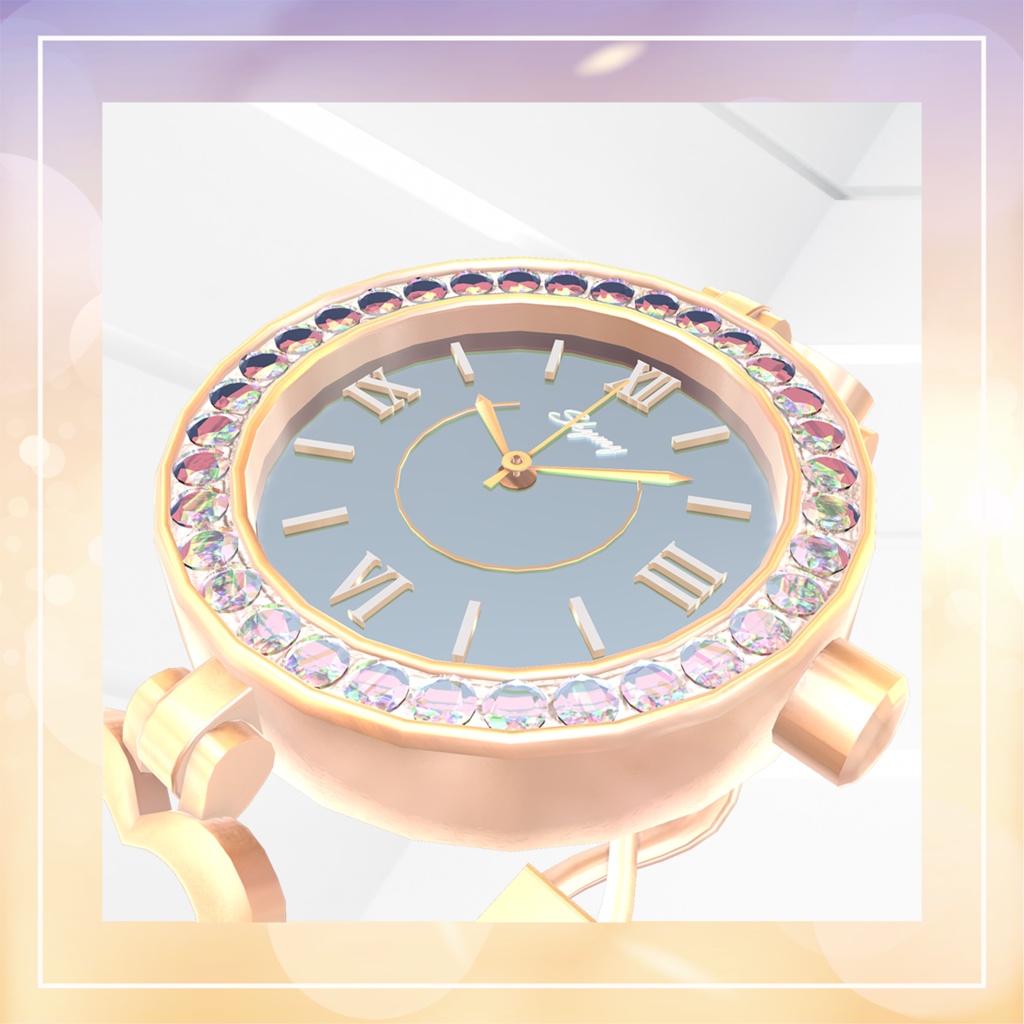 【33アバター対応】CrystalWatch (Watch02)