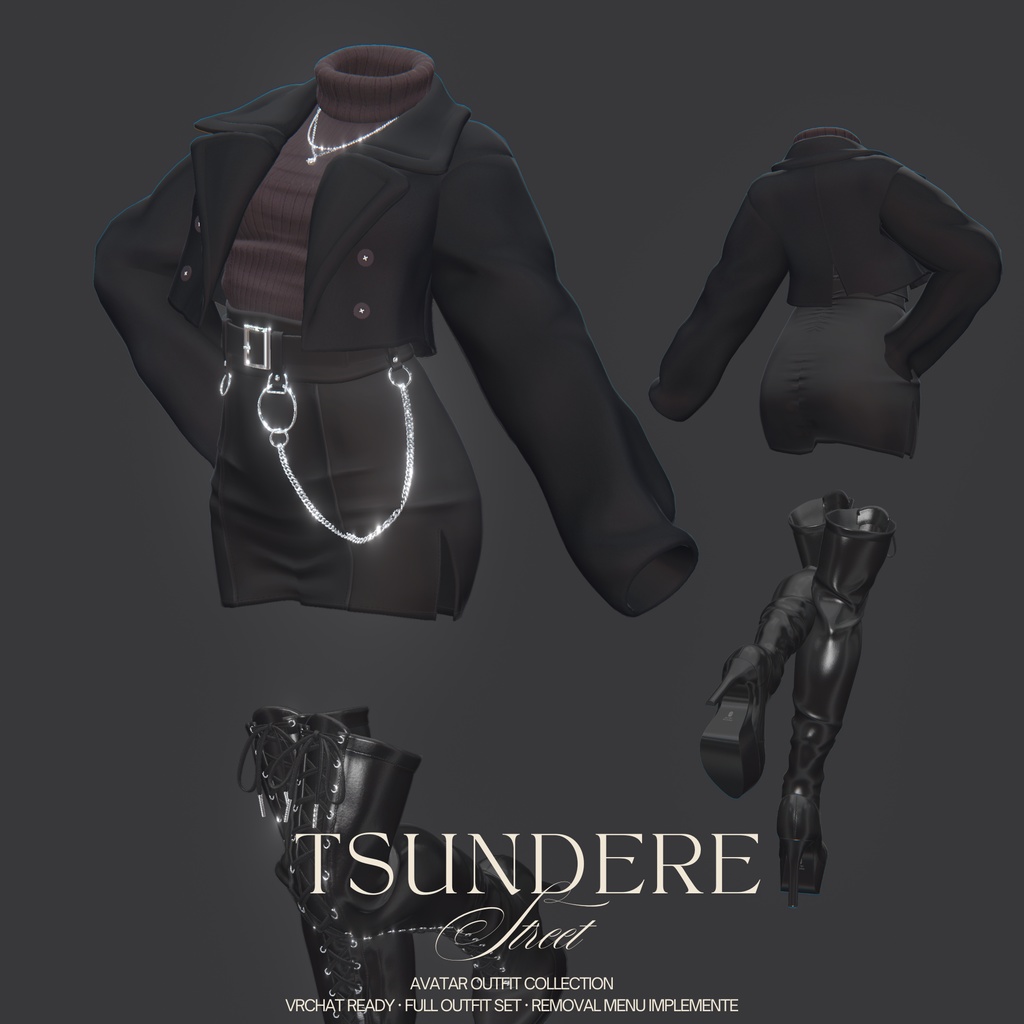 【複数アバター対応】TsundereStreet /ツンデレストリート