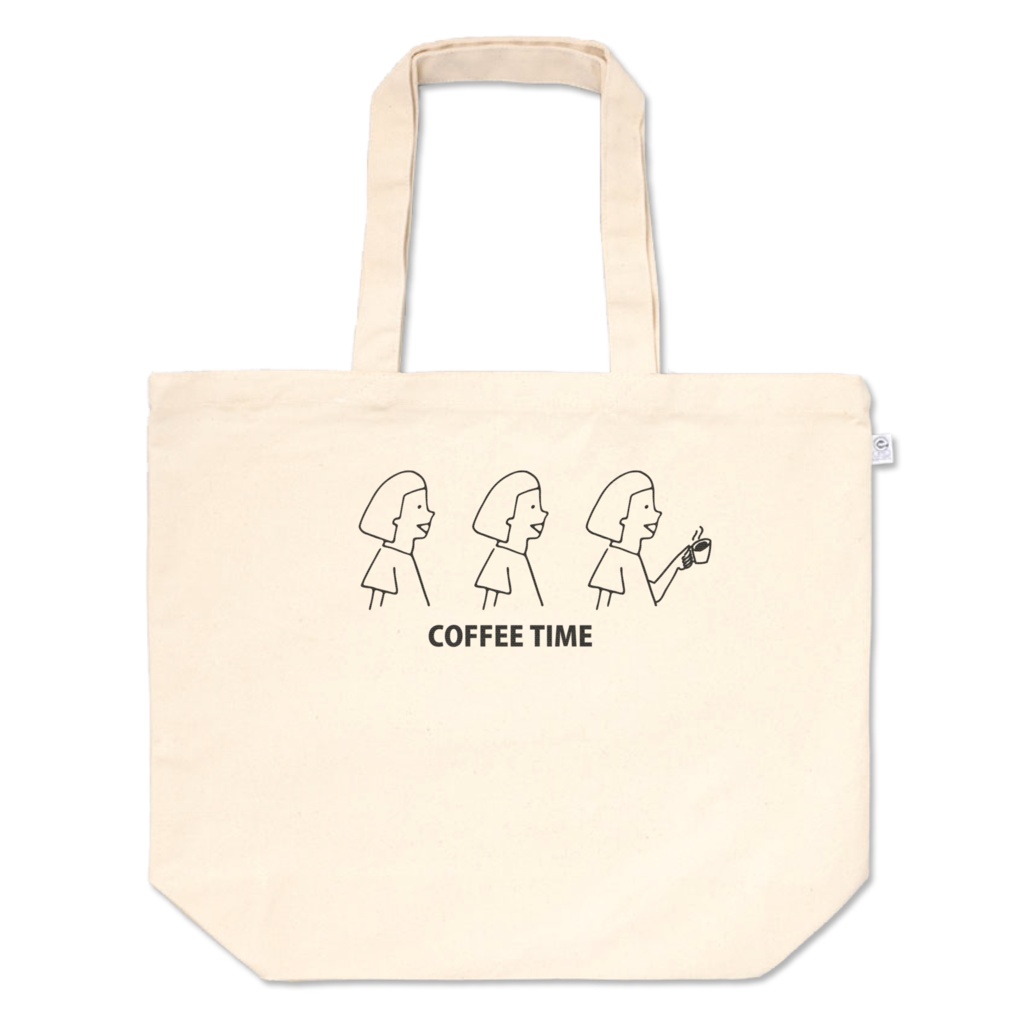 coffee time トートバッグ