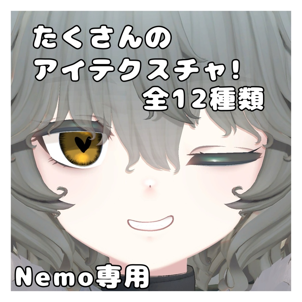 Nemo対応 アイテクスチャ全12種類 