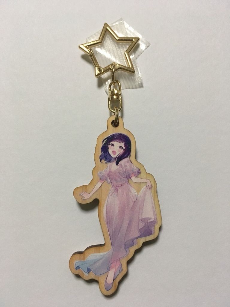 MaikaMaika2018 ウッドキーホルダー