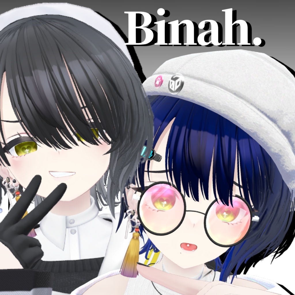 【♡発売記念SALE♡】♡♰やみかわクロスハートアイ♰♡ 5アバター対応