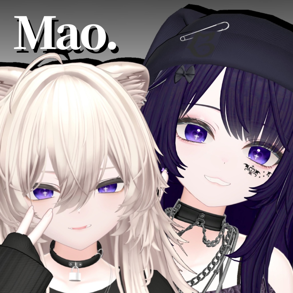 【♡発売記念SALE♡】♡♰やみかわクロスハートアイ♰♡ 5アバター対応