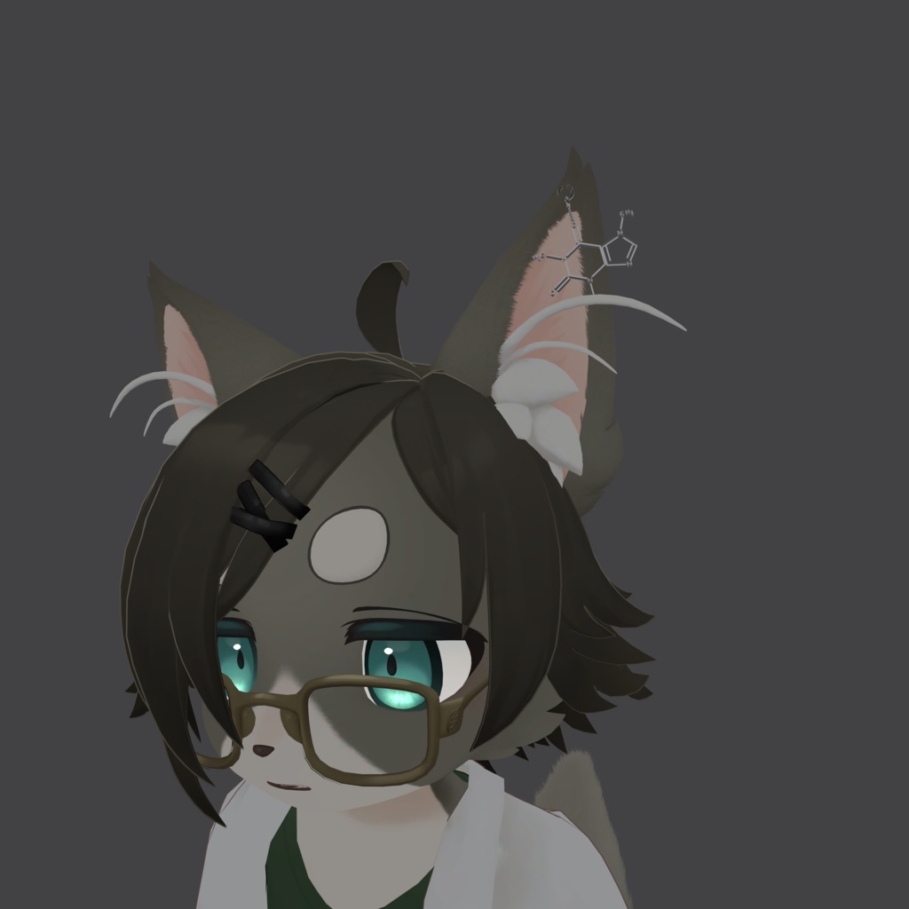 【VRChat】構造式ピアス 3種 【MA設定済】