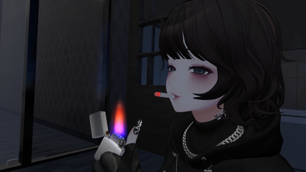 【VRChat】構造式ピアス 3種 【MA設定済】