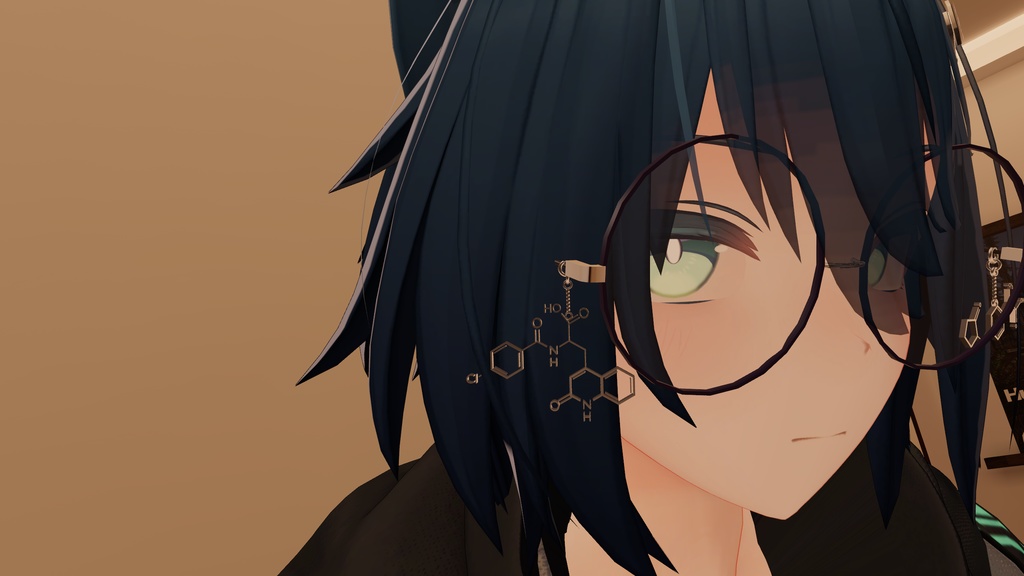 【VRChat】構造式ピアス ver.2 3種 【MA設定済】