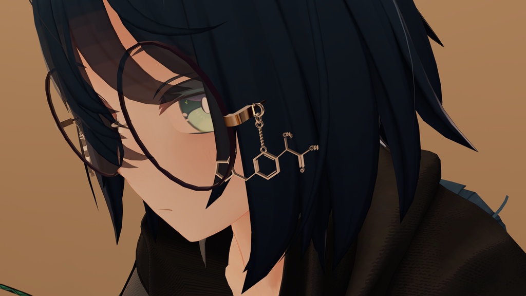 【VRChat】構造式ピアス ver.2 3種 【MA設定済】