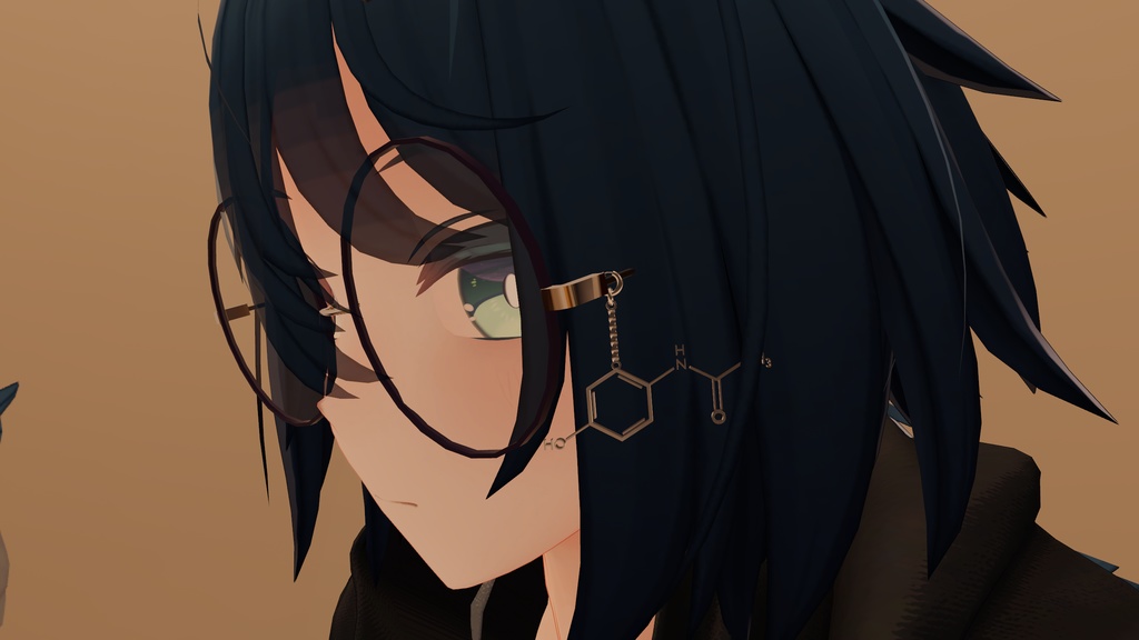 【VRChat】構造式ピアス ver.2 3種 【MA設定済】