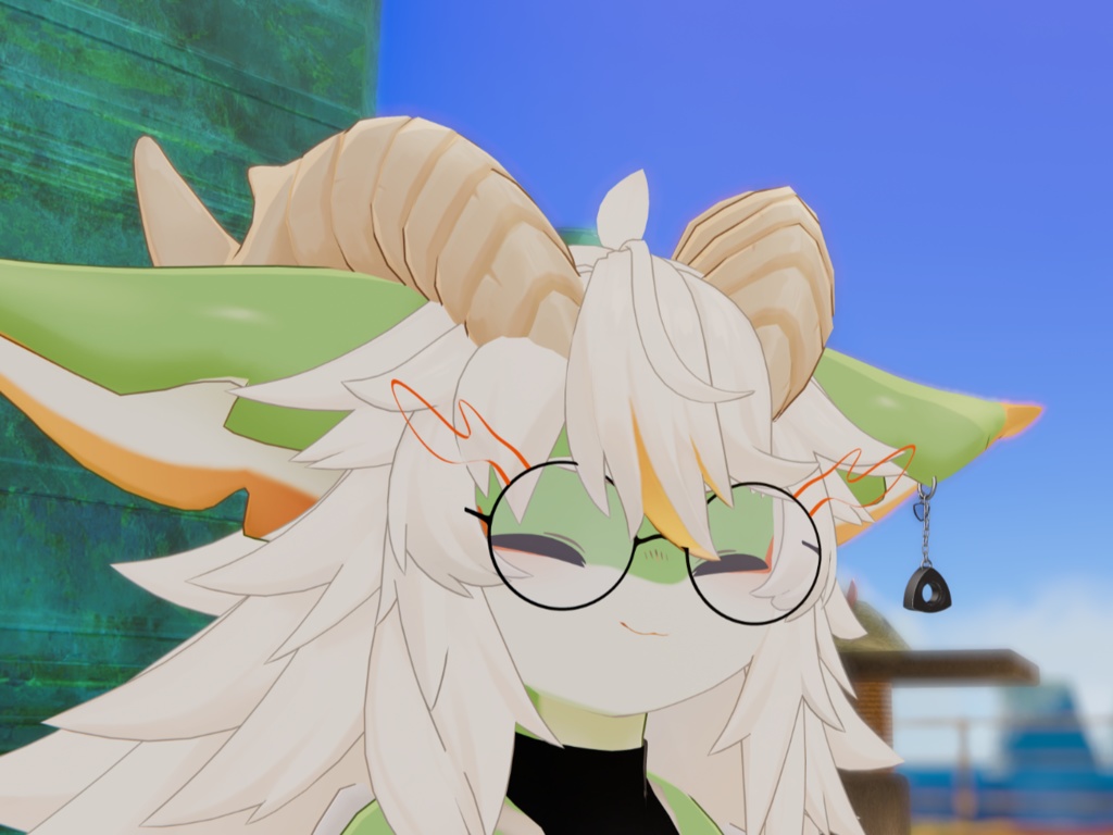 【VRC想定】けものメガネ 【MA設定済】