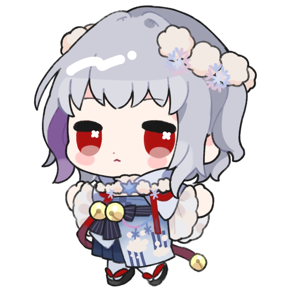 【花綵雪白】2周年記念アクリルキーホルダー4種