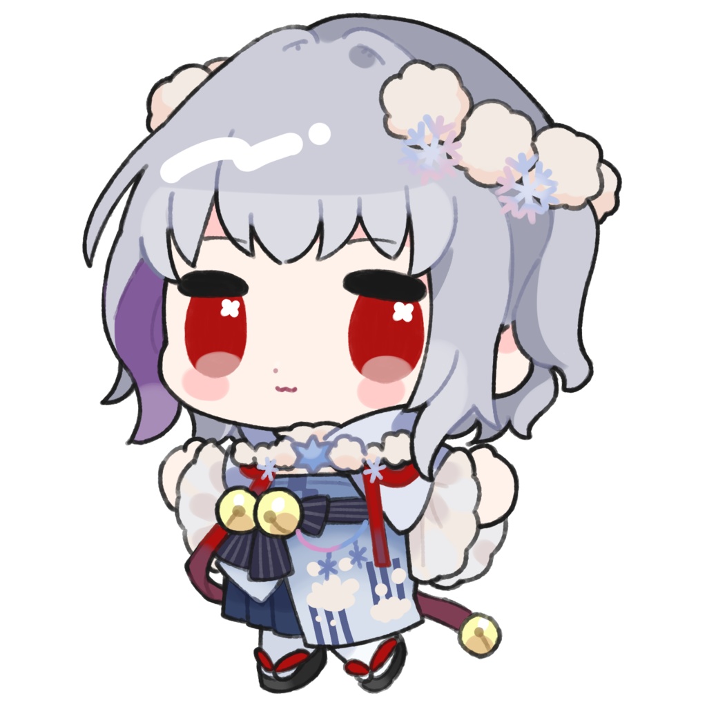 【花綵雪白】2周年記念アクリルキーホルダー4種