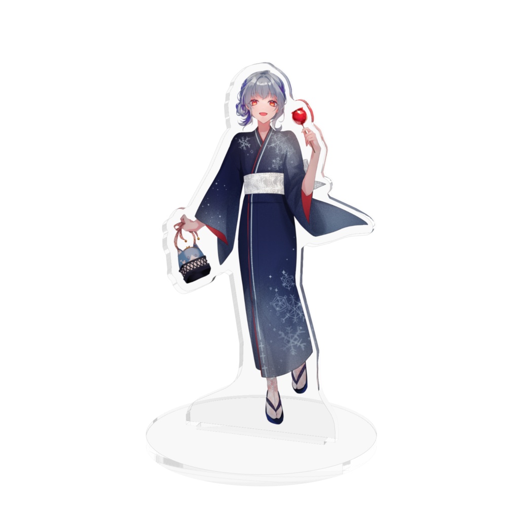 【花綵雪白】2024年浴衣モデルアクリルフィギュア