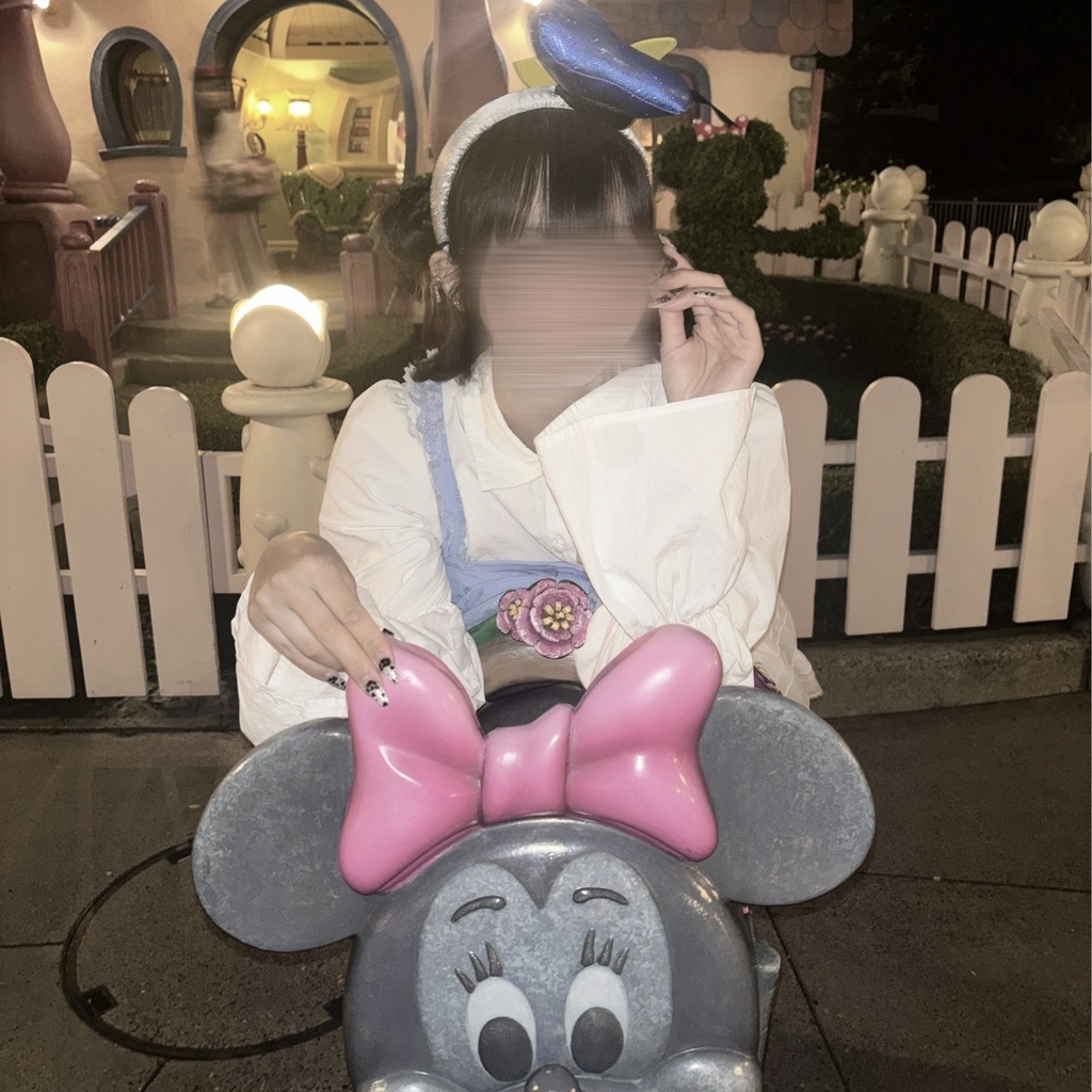 ゆのディズニーブロマイド　ドナルドカチューシャ