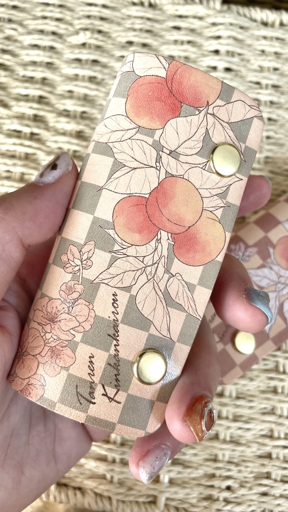 炭煉概念本革キーケース