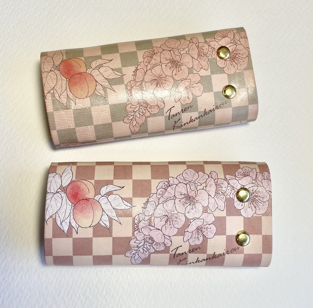 炭煉概念本革キーケース