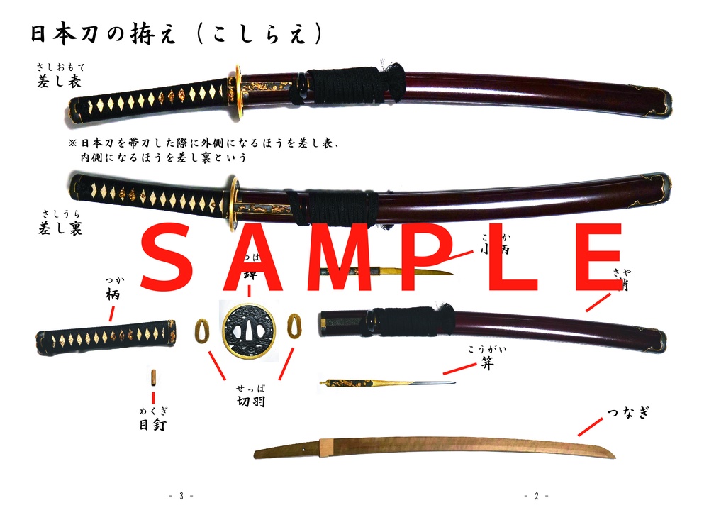 日本刀の拵え 解説手帳 電子版