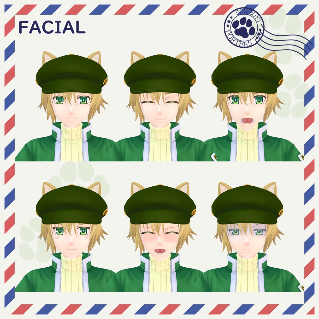 オリジナル3Dモデル【シバ】