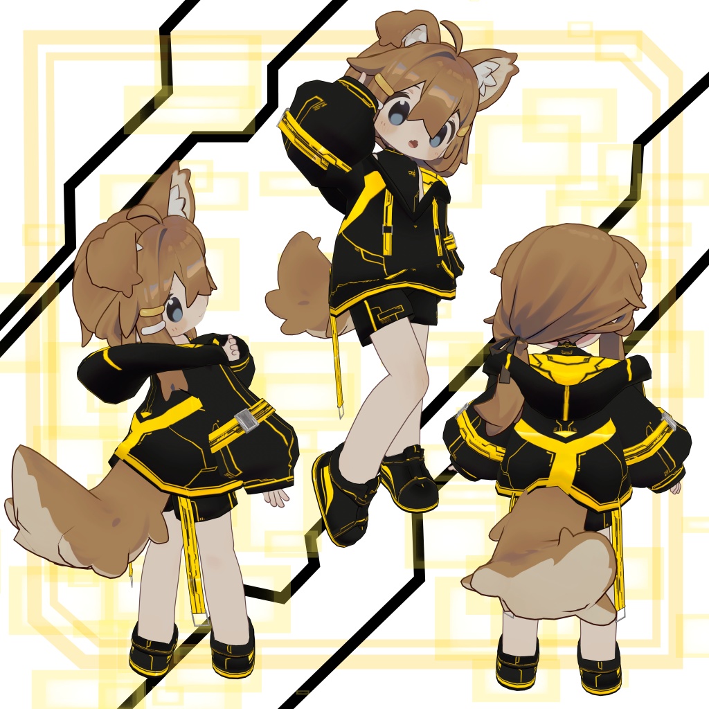 サイバーテック・ストリートウェアセット まめフレンズ用
