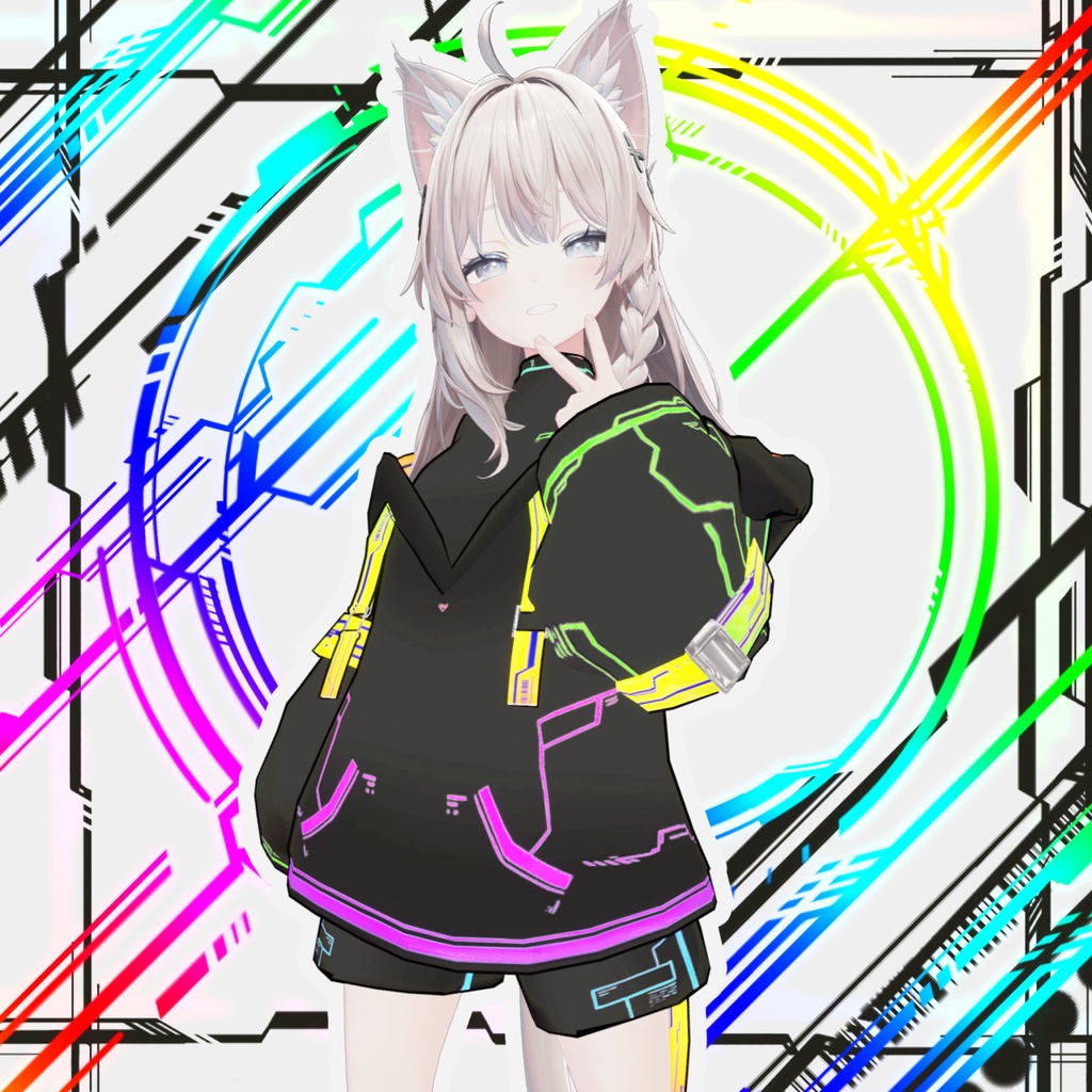サイバーテック・ストリートウェアセット まめフレンズ他複数アバター対応しました
