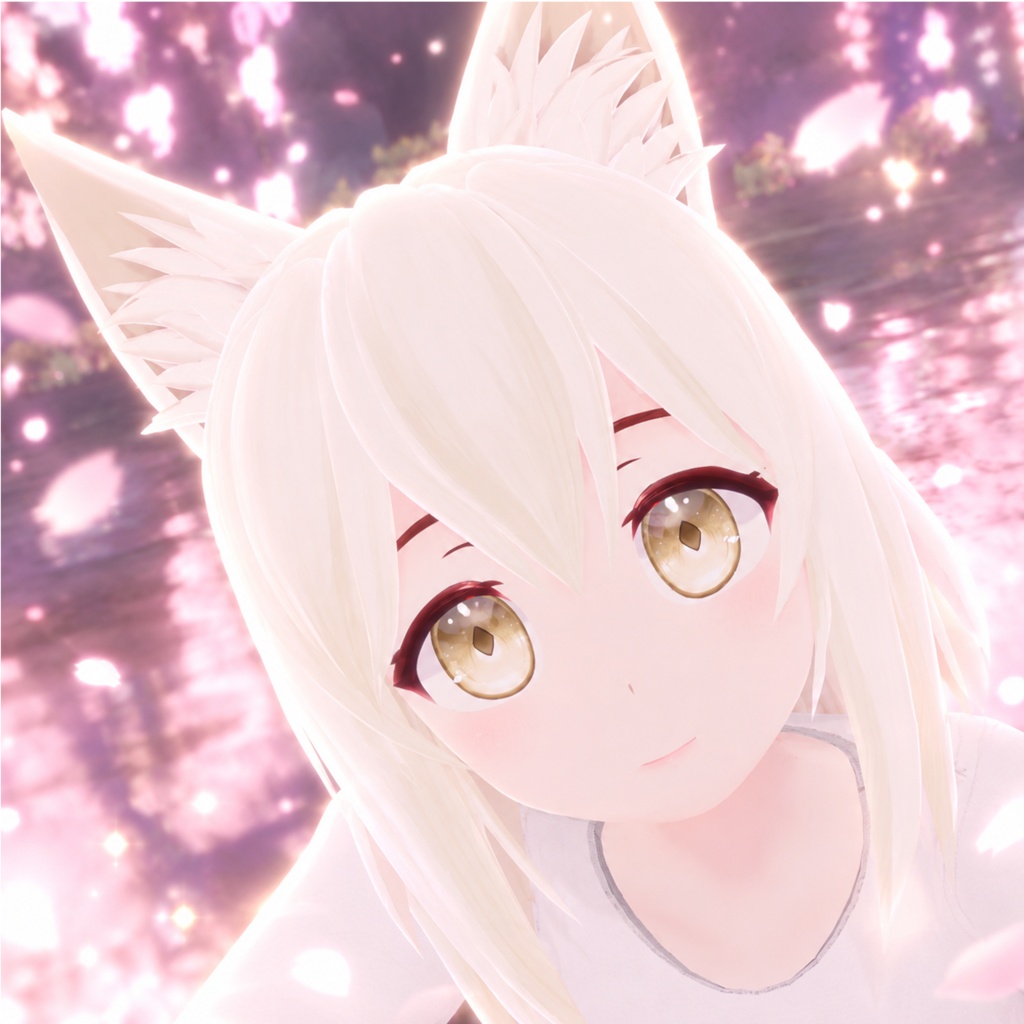 【VRChat想定】オリジナル3Dモデル「リュココ -Lycoco-」