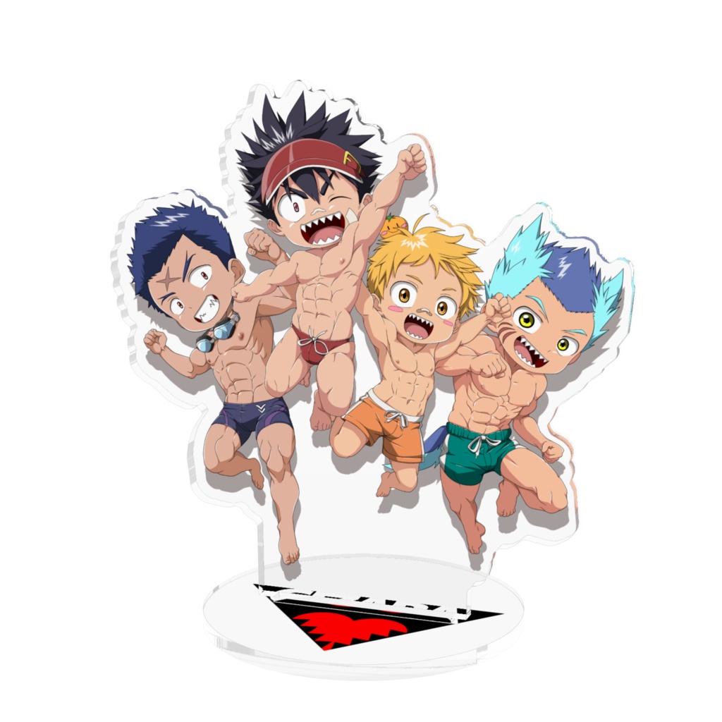 ギザ歯のムチムキ水着セット!