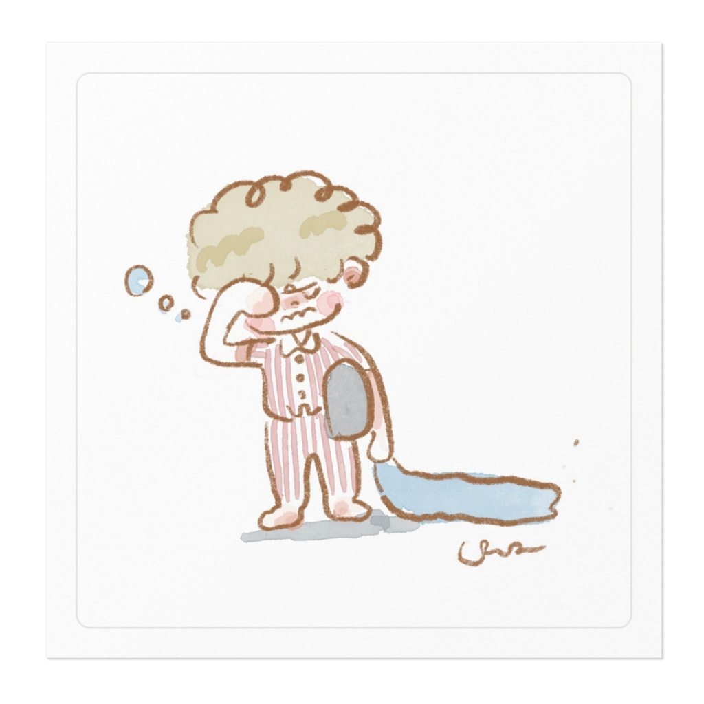 ねむいステッカー