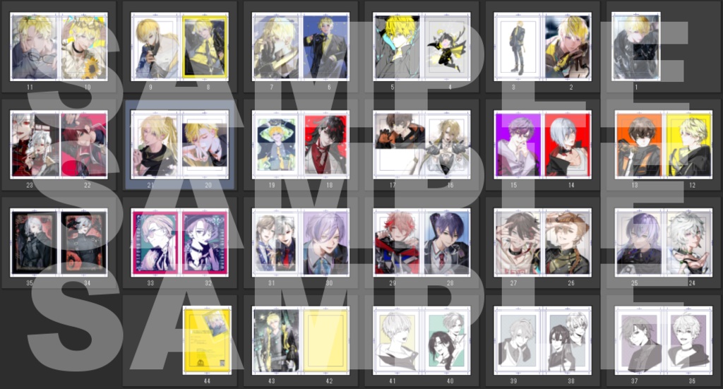 【予約】画集(B5) NIJISANJI&NIJISANNJI EN 非公式お絵描き本