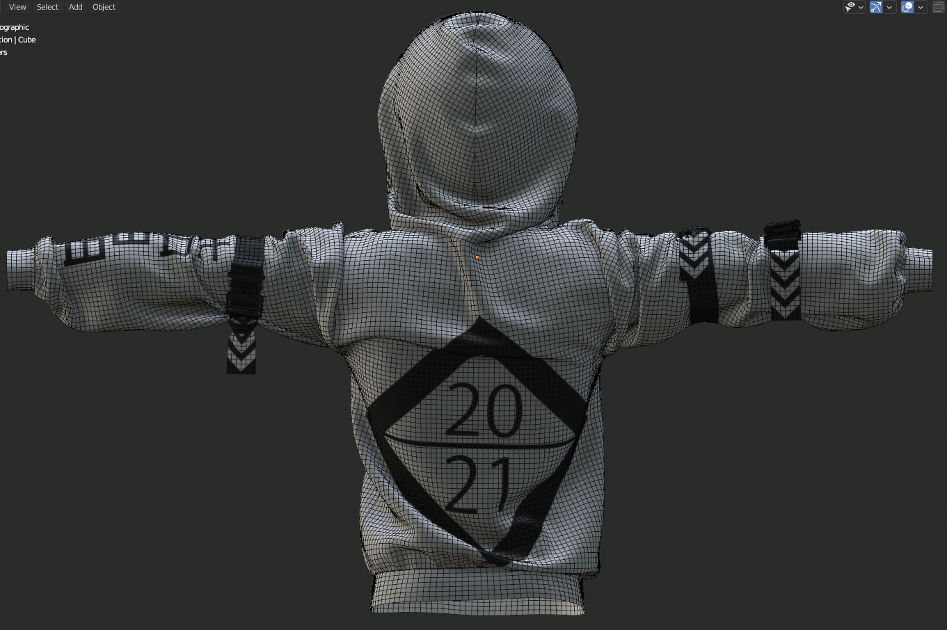 Tech Hoodie [VRChat] 3D Asset - Zeitvr - BOOTH