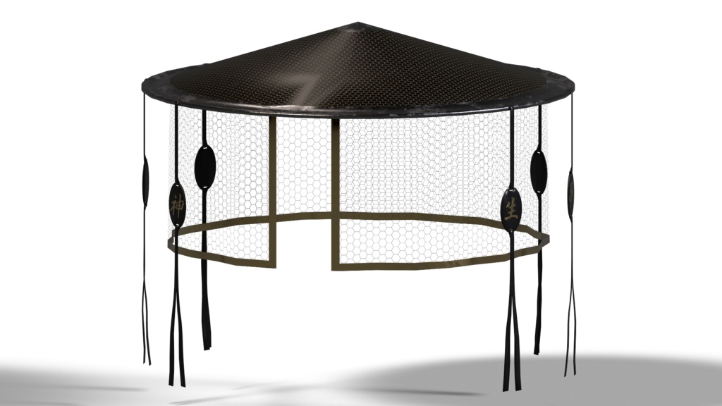 Oriental Hat - 3D Asset