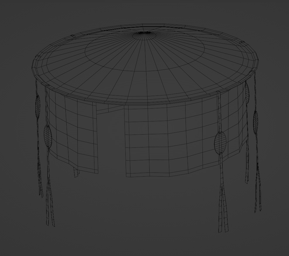 Oriental Hat - 3D Asset