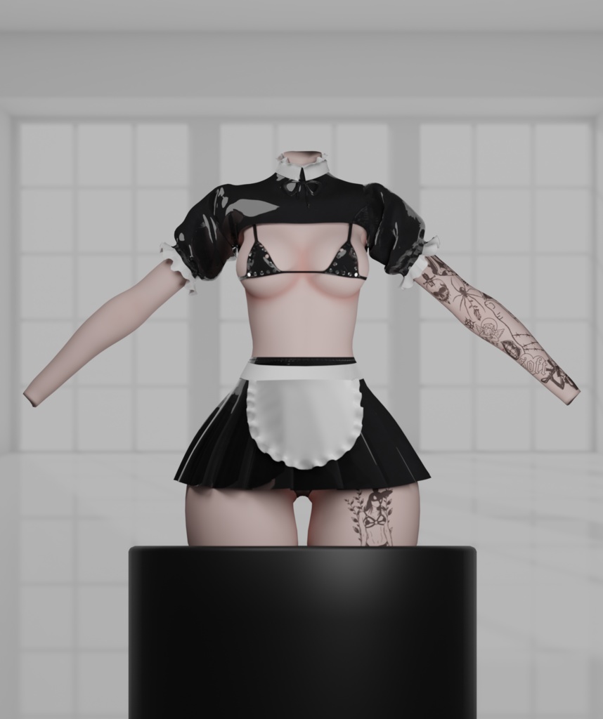 Maid Outfit - 3D Asset - Commercial Use