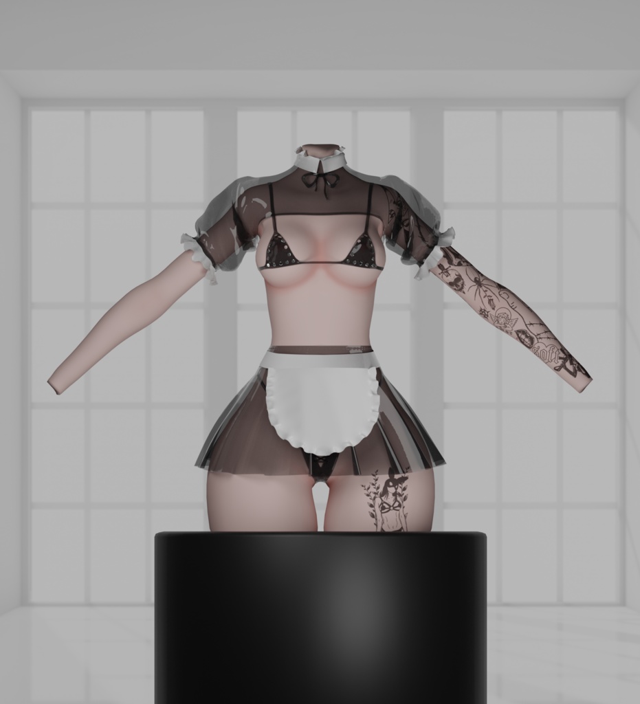 Maid Outfit - 3D Asset - Commercial Use