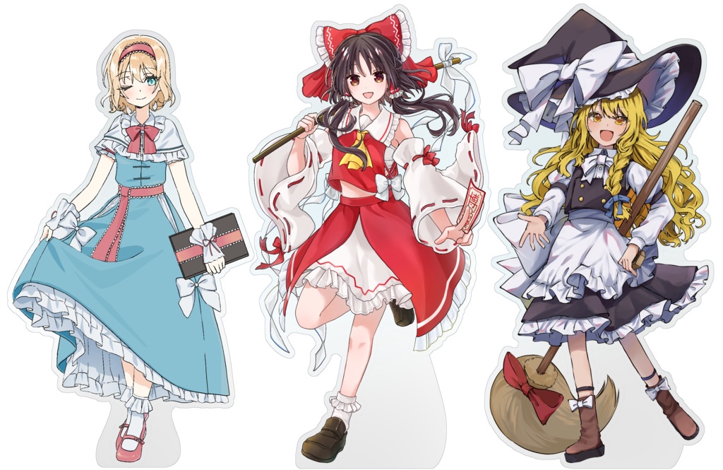 【第二十三回博麗神社例大祭】レイマリアリアクリルスタンド